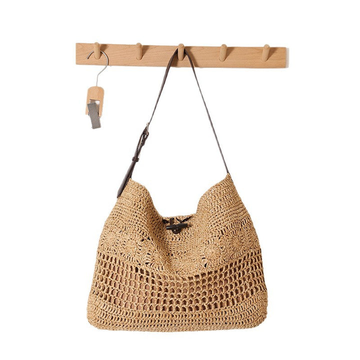Håndknyttede Shopper-veske med moderne nettdesign Skanto