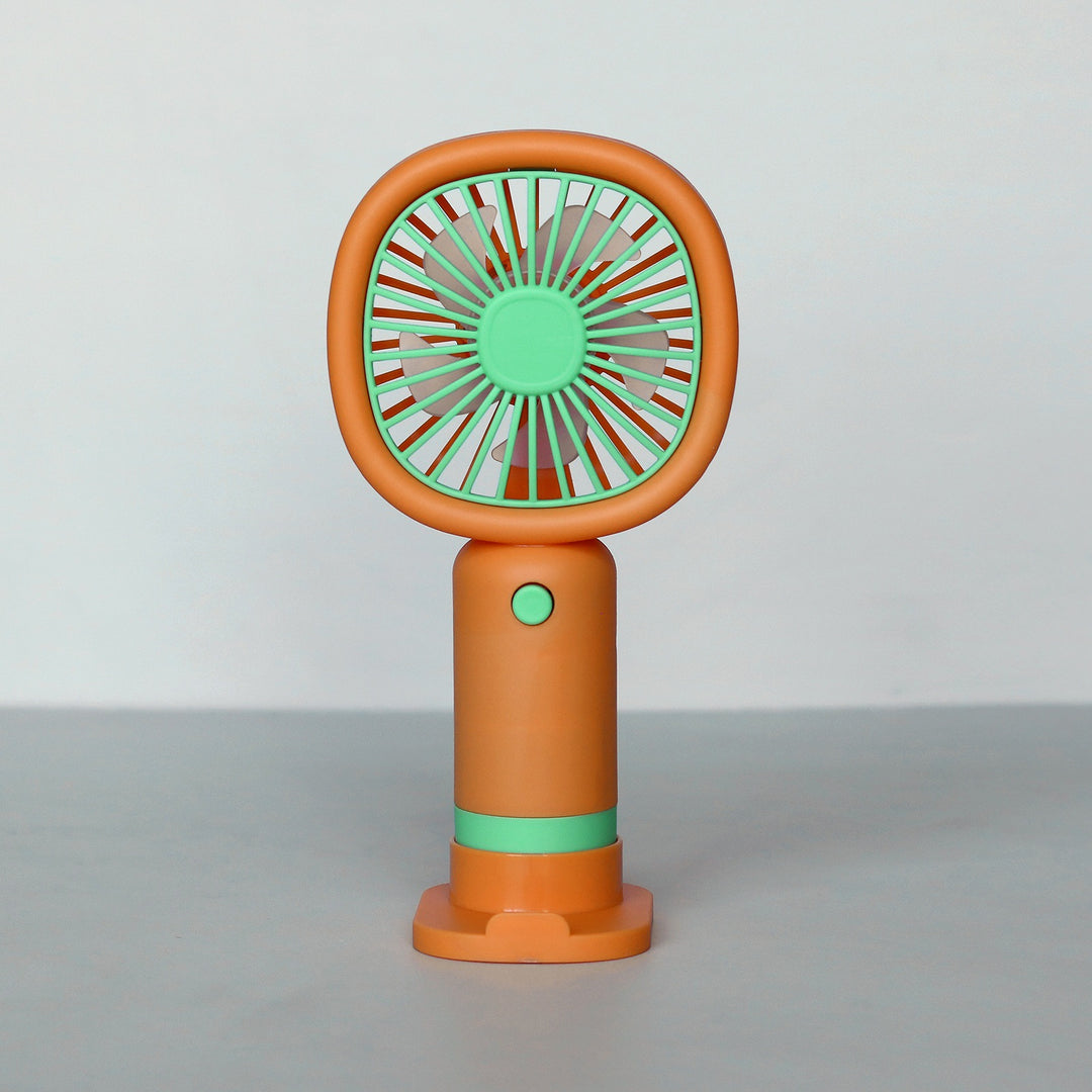 Unisex Håndholdt Vifte med ergonomisk design og praktisk ståfunksjon Skanto