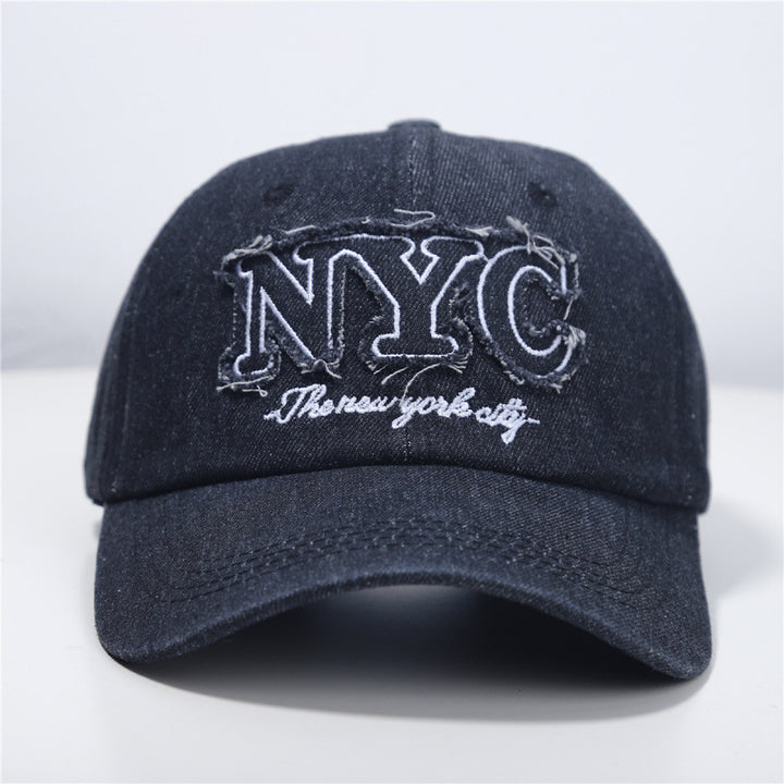 Kvinne Slitt Denim Baseball Caps Skanto 1784084140