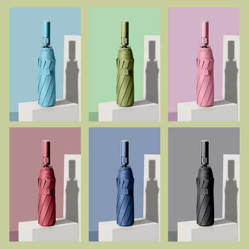 Damer elegant automatisk paraply med UV-beskyttelse Skanto