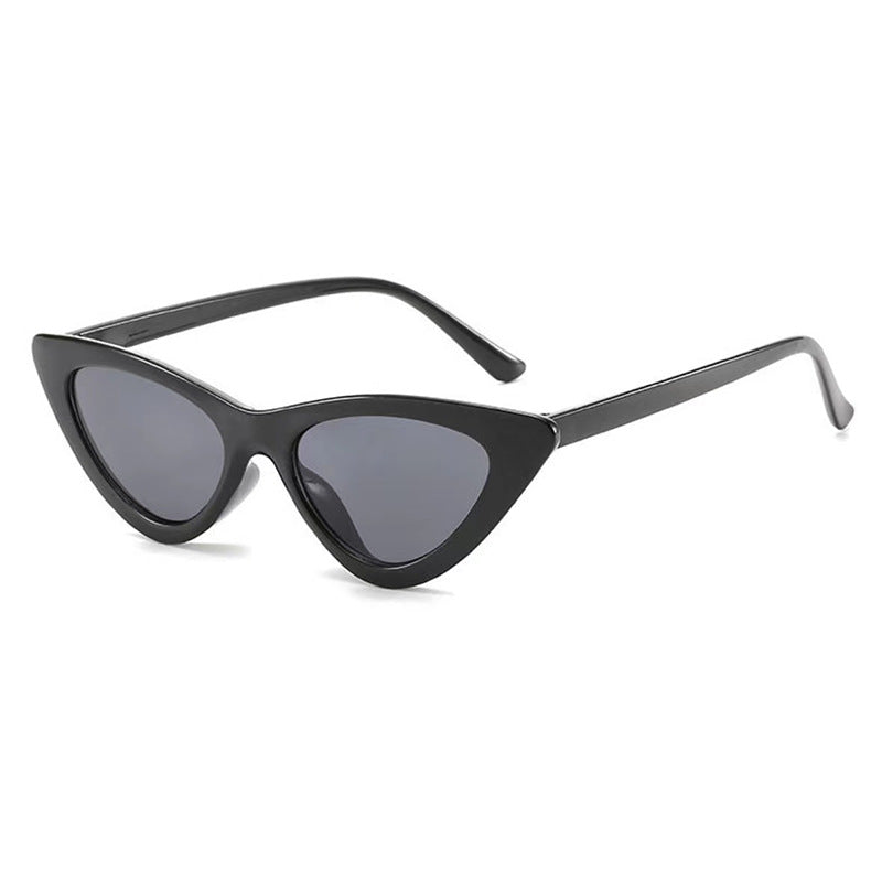 Dame Cat-Eye solbriller med elegant skjellmønster Skanto