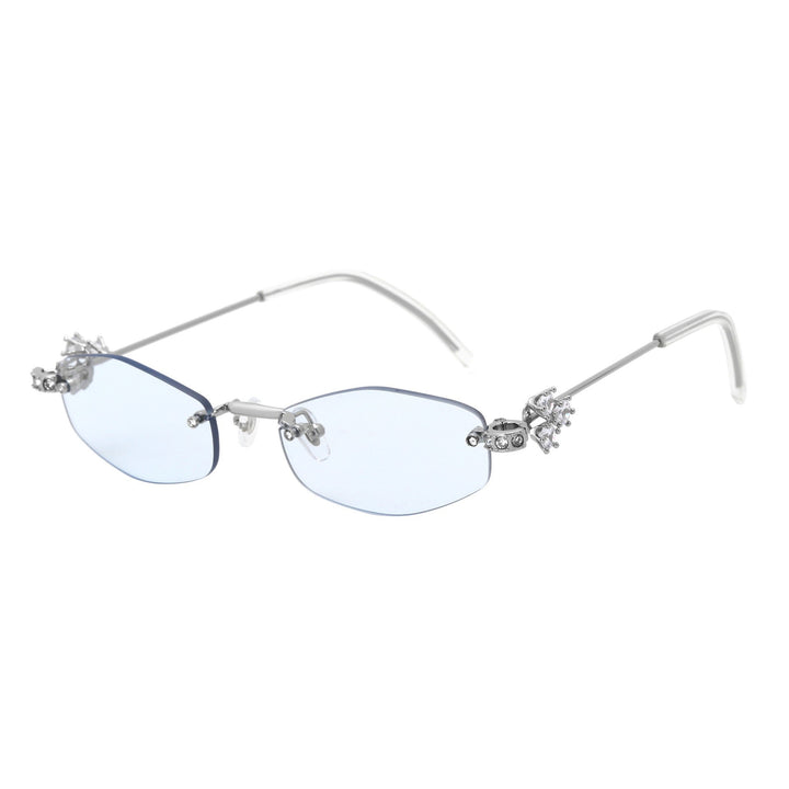 Dame Designer-solbrille med luksuriøse dekorasjoner Skanto
