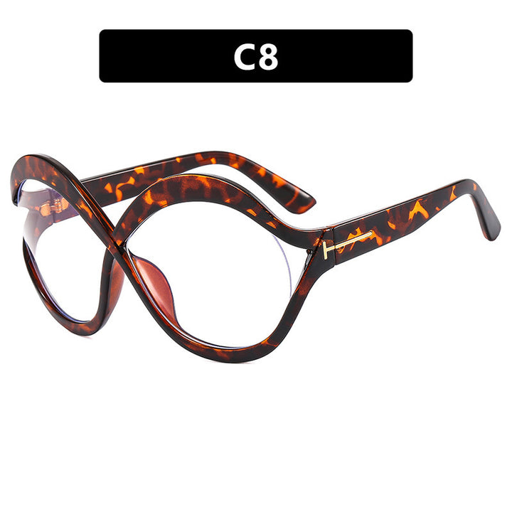 Dame ekstravagant formet solbrille Skanto
