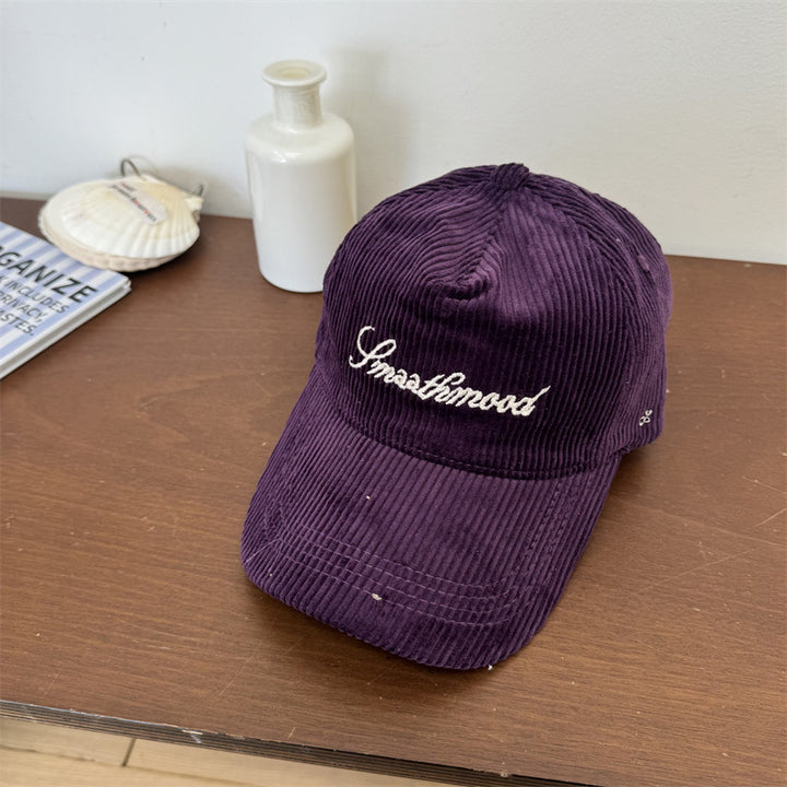 Kvinnenes Fløyelsaktige Teksturerte Baseballcaps Skanto