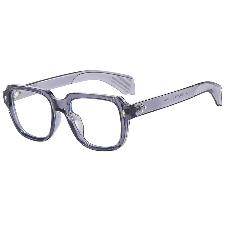 Dame Designer-solbrille i moderne firkantet stil Skanto