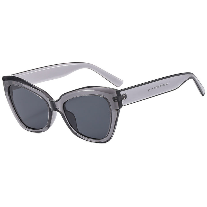 Dame Cat-Eye solbrille med eksklusiv skjoldpaddedesign Skanto