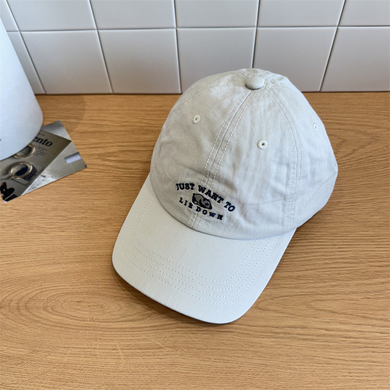 Kvinnenes Casual Brodert Justerbar Baseball Caps Skanto