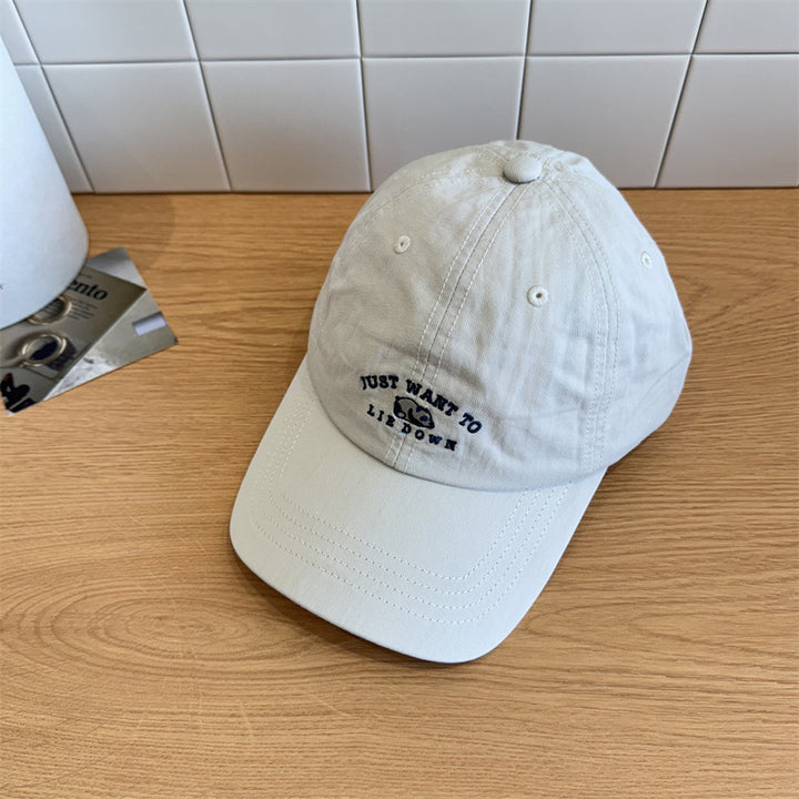 Kvinnenes Casual Brodert Justerbar Baseball Caps Skanto
