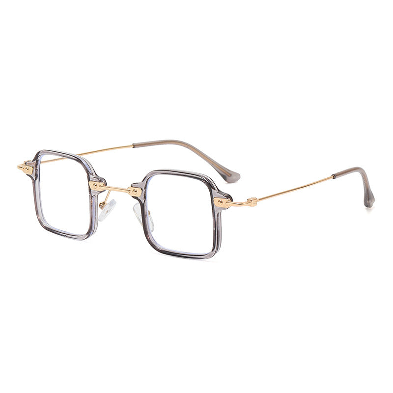Dame kvadratisk motesolbrille med stilig metallramme Skanto