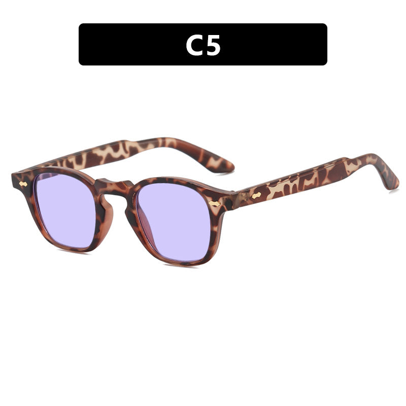 Dame geometrisk solbrille med beskyttende UV-filter og moderne design Skanto