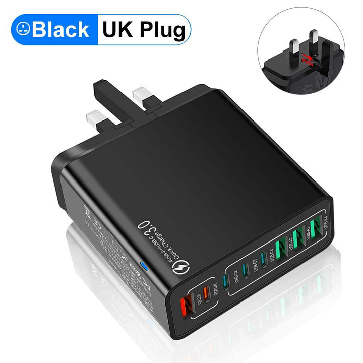 Skanto | 8 i 1 vanntett port USB hurtiglader