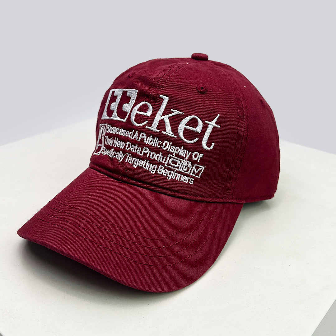 Herre Justerbar Statement Baseball Cap Skanto