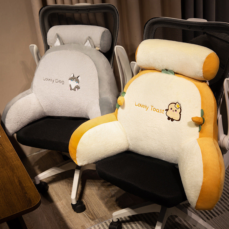 Plush ryggstøttepute i delfin-design Skanto
