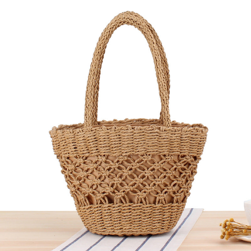 Basket bag with unique handmade design Skanto