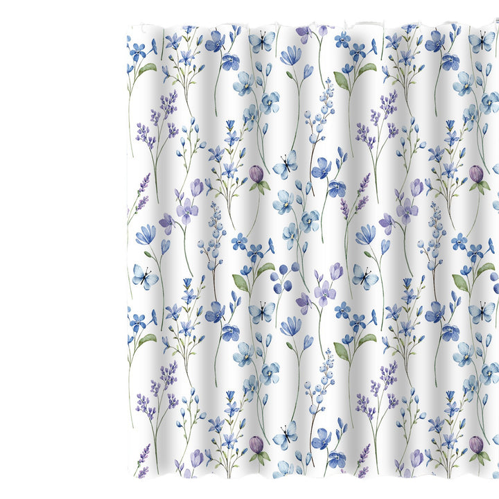 Blomster mønstrede badekar dusjforheng Skanto
