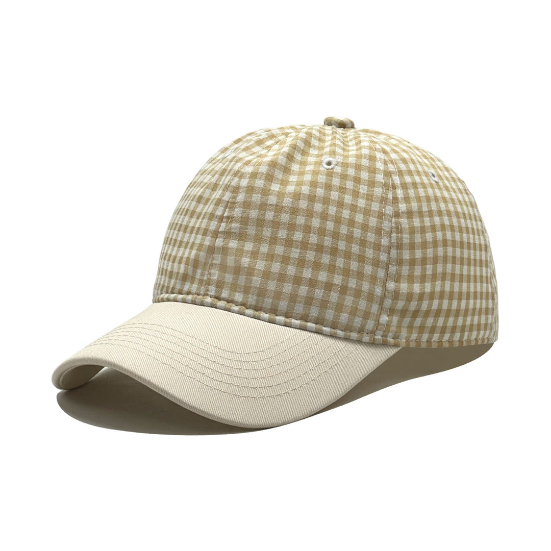 Dame trendy hette med rutemønster Skanto