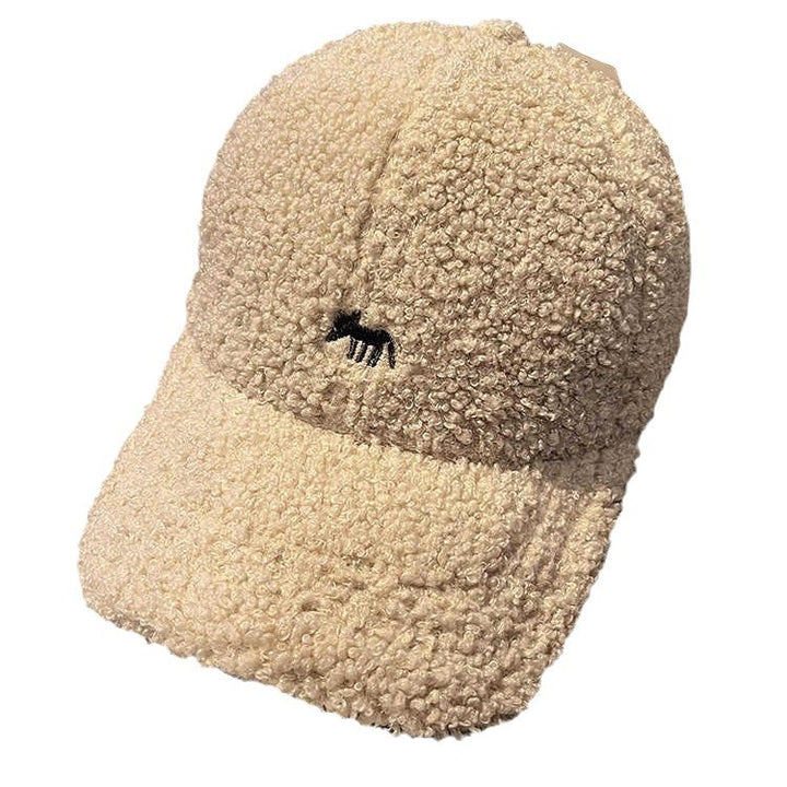 Kvinne Plush Teksturert Baseball Caps Skanto