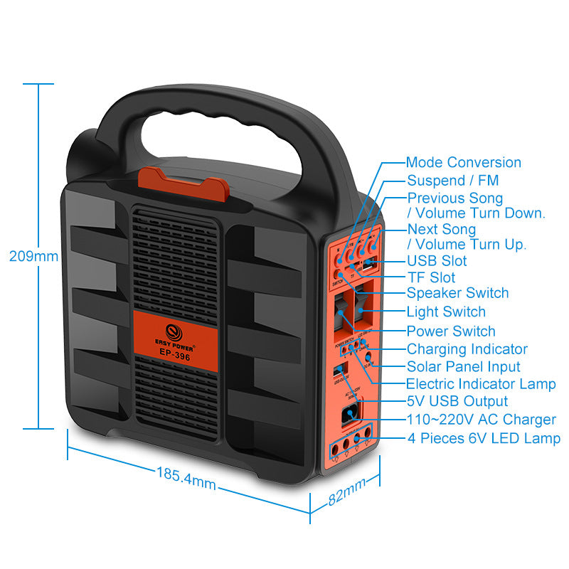 Transportabel solenergigenerator Skanto