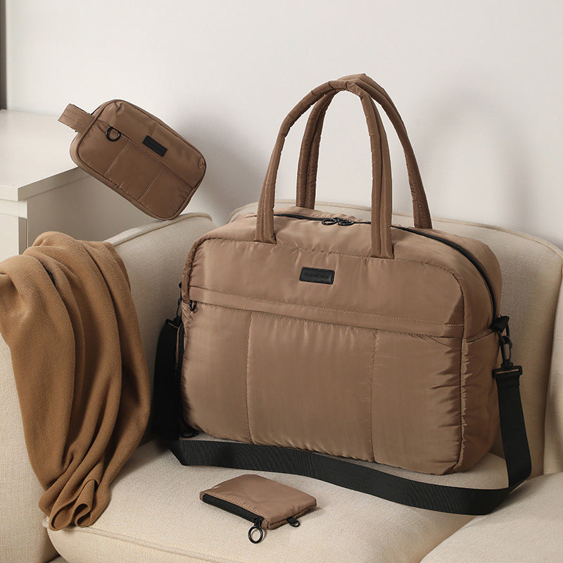 Dames elegant tote bag med avtakbar skulderveske Skanto