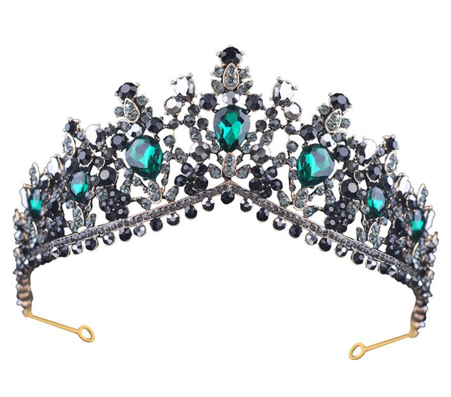 Damer Glamourøs Tiara med Strass- og Krystallpynt Skanto
