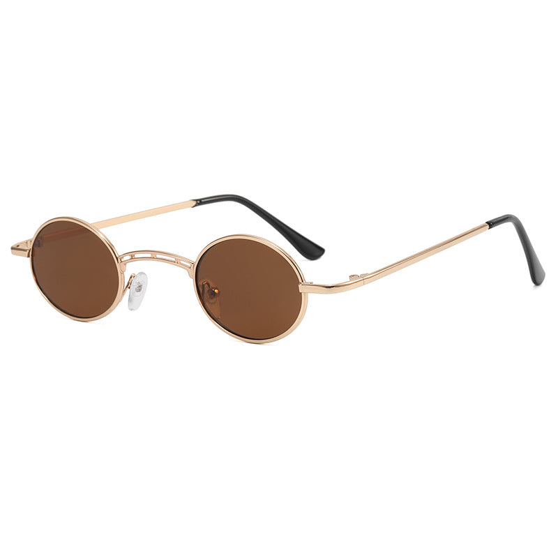 Dame rund fashion solbrille Skanto