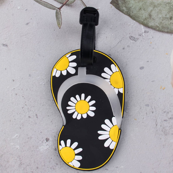 Morsom Blomstrete Flip-Flop Bagasjelapp Skanto