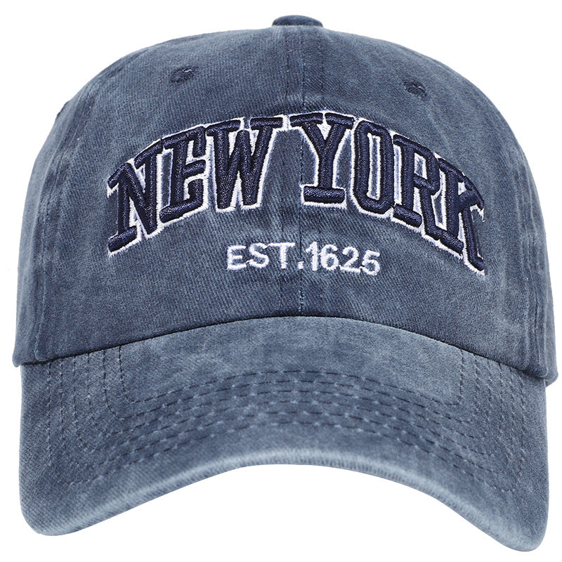 Men's Distressed Embroidered Dad Hat Skanto