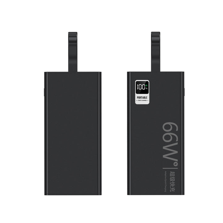 Høyytelses USB-C Powerbank med digital ladestatus
