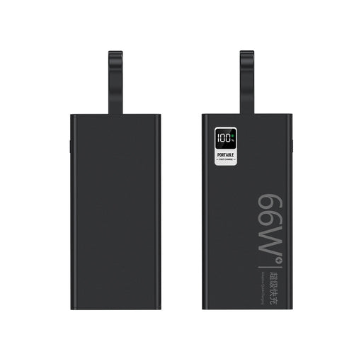 Høyytelses USB-C Powerbank med digital ladestatus
