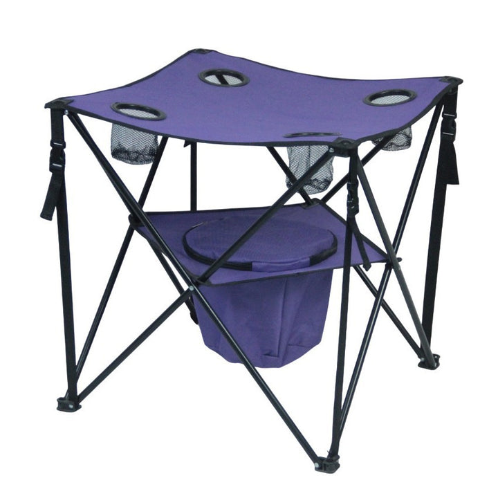 Campingbord med integrerte drikkeholdere Skanto