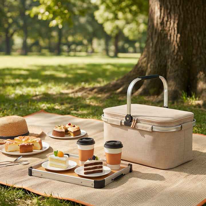 Damer Flettet Picnic Korb Skanto