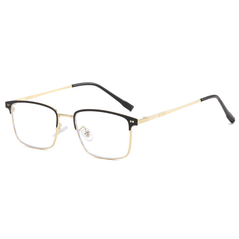 Dame elegant firkantet briller med fin metallramme Skanto