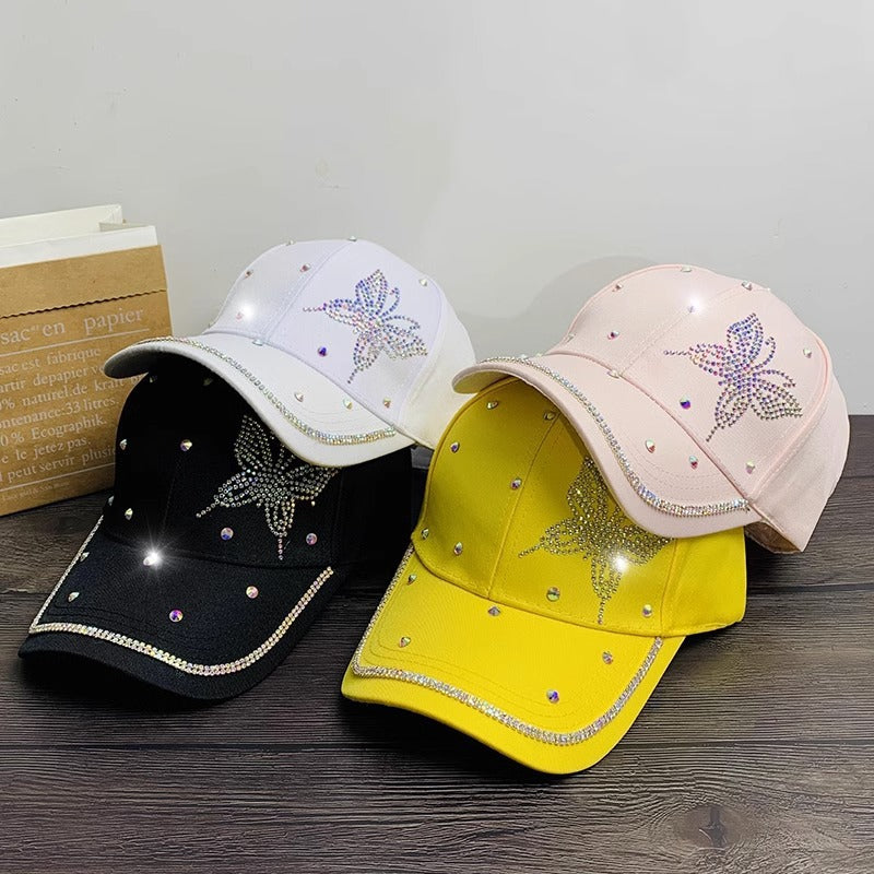 Kvinners baseballcaps med rhinestones Skanto