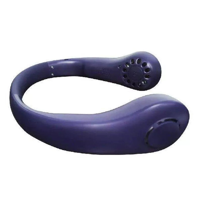 Unisex en størrelse ergonomisk U-formet bærbar nakke kjøleventilator med bladløs luftstrøm Skanto