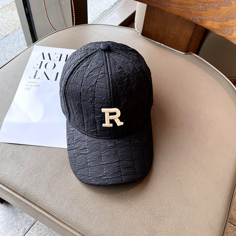 Kvinne Contemporary Teksturert Design Baseball Cap Skanto