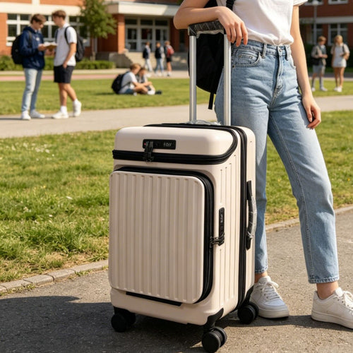 Kvinne Moderne Hard Shell Reiseveske Skanto