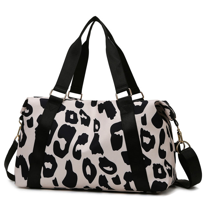 Sporty tote bag with elegant leopard pattern Skanto