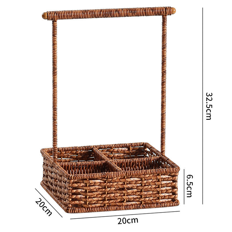 Multi-compartment vevd organisasjonskurv Skanto
