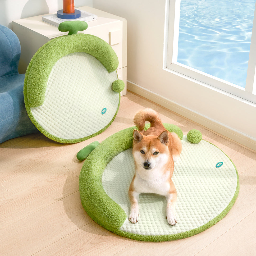 Unisex nan rund babykrabblematt med ergonomisk nakkepute og sklisikker bunn Skanto