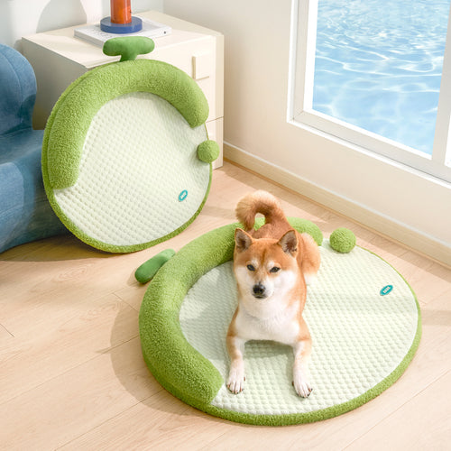 Unisex nan rund babykrabblematt med ergonomisk nakkepute og sklisikker bunn Skanto