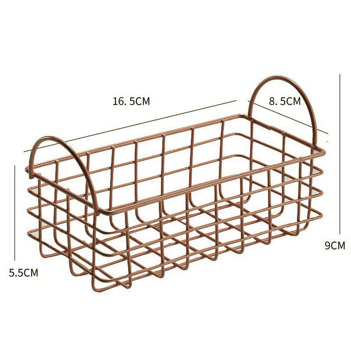 Unisex trådinndelingskurv med ergonomiske håndtak Skanto