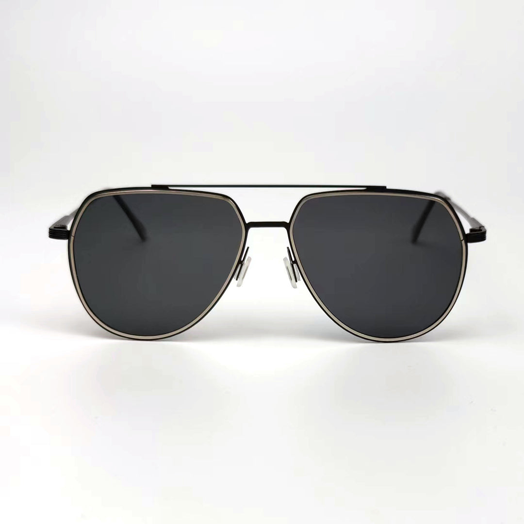 Herre elegant pilot-solbrille med polariserte glass Skanto