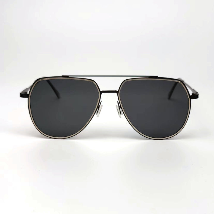 Herre elegant pilot-solbrille med polariserte glass Skanto