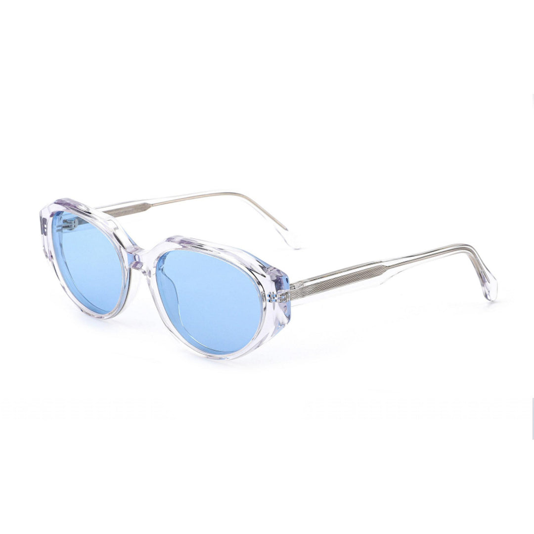 Dame solbrille i moderne, transparente design med høyteknologiske linser Skanto