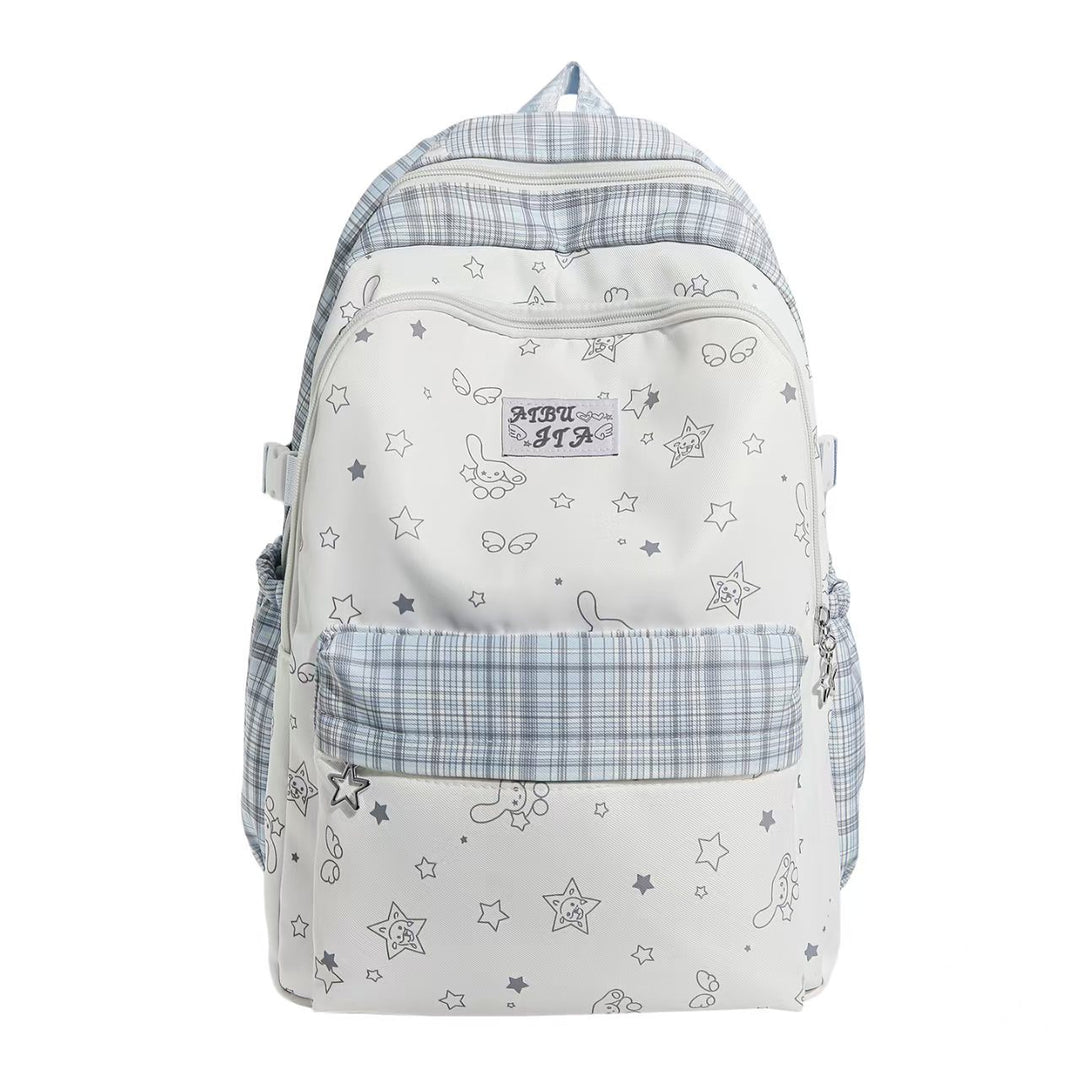 Lekende Mønstret Skole Ryggsekk Skanto