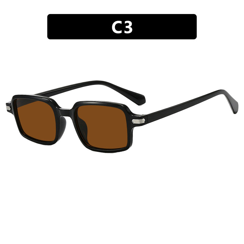Dame kvadratisk solbrille med beskyttende UV-filter og robust ramme Skanto