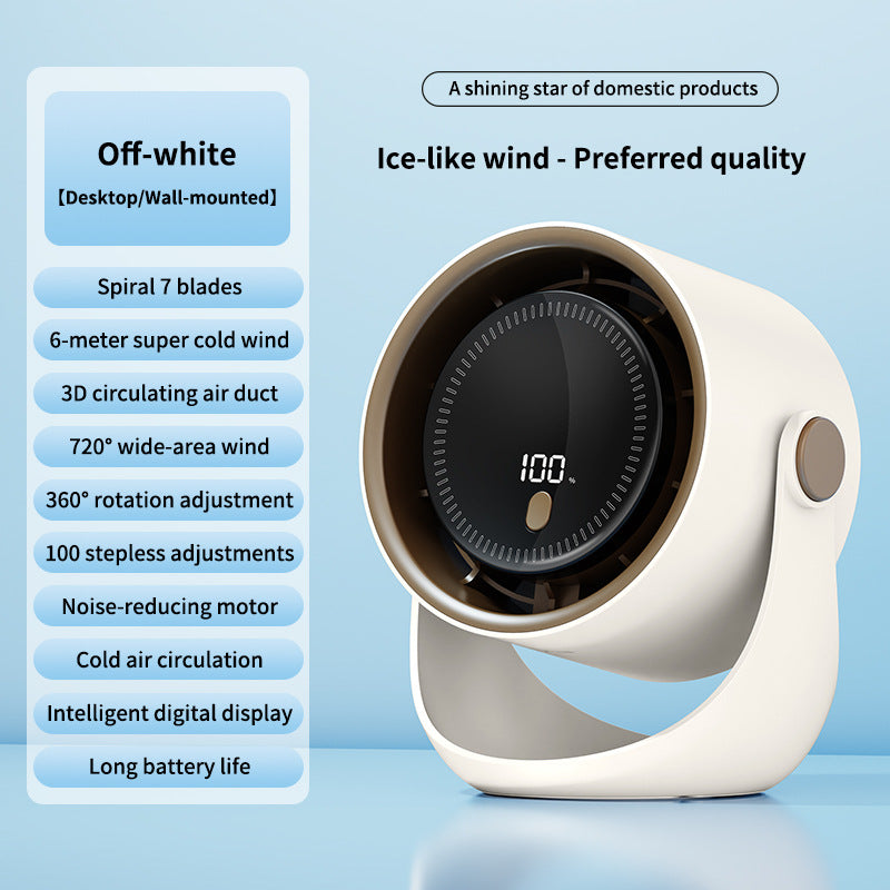 Unisex Digital Air Circulator Vifte Skanto