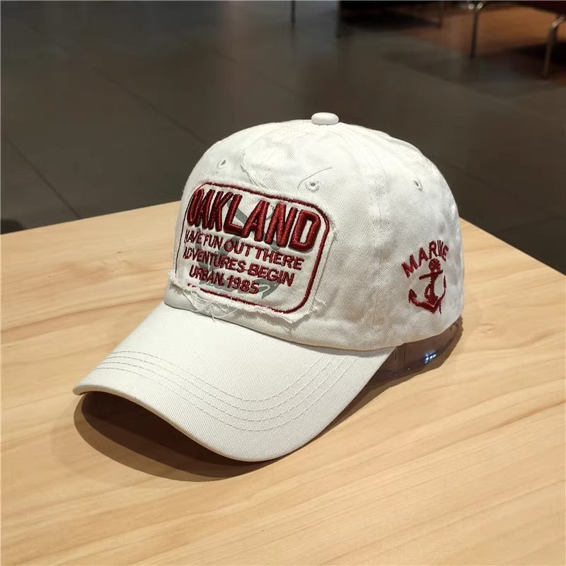 Kvinnenes vintage-inspirerte broderte caps Skanto