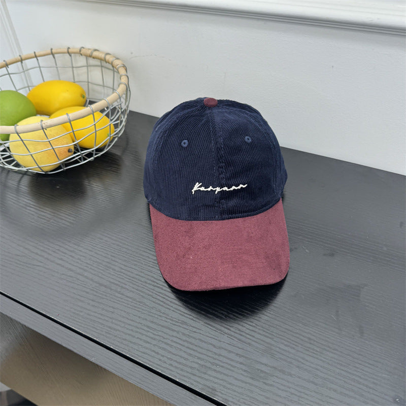 Herre Cordfløyel Bredbremmet Baseball Caps Skanto