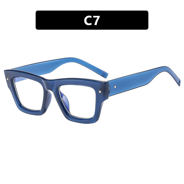 Dame trendy solbrille med firkantet ramme og UV-beskyttelse Skanto